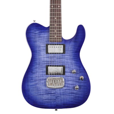 G&L Tribute ASAT Deluxe Carved Top in Blueburst